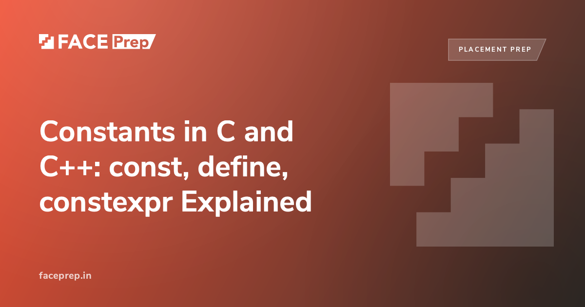 Constants in C and C++: const, define, constexpr