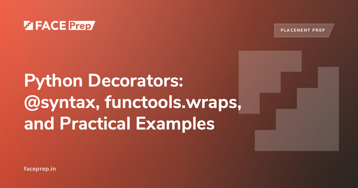 Python Decorators: @syntax, functools.wraps