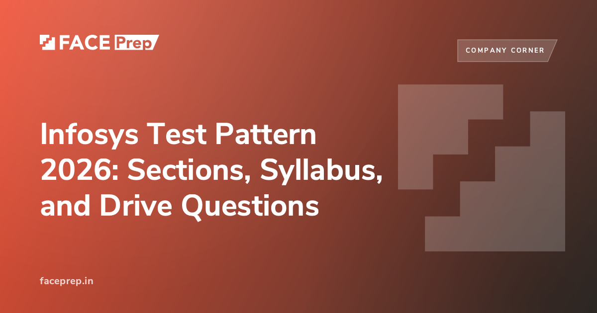 Infosys Test Pattern 2026: Sections, Syllabus