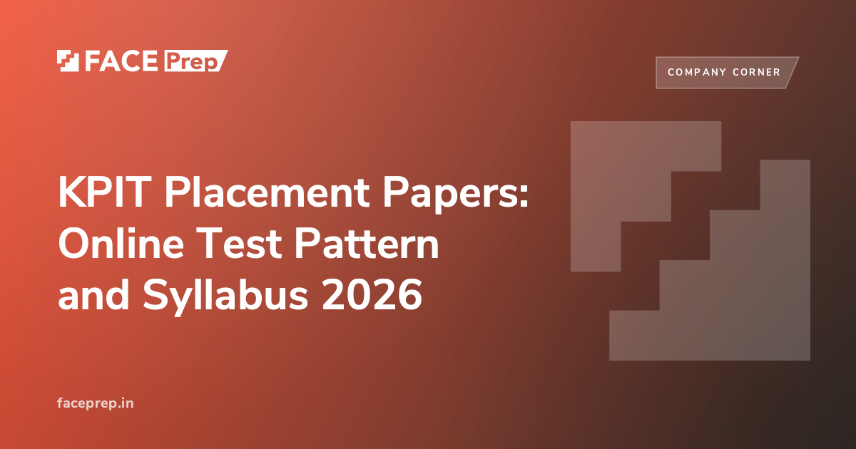 KPIT Placement Papers: Test Pattern & Syllabus 2026