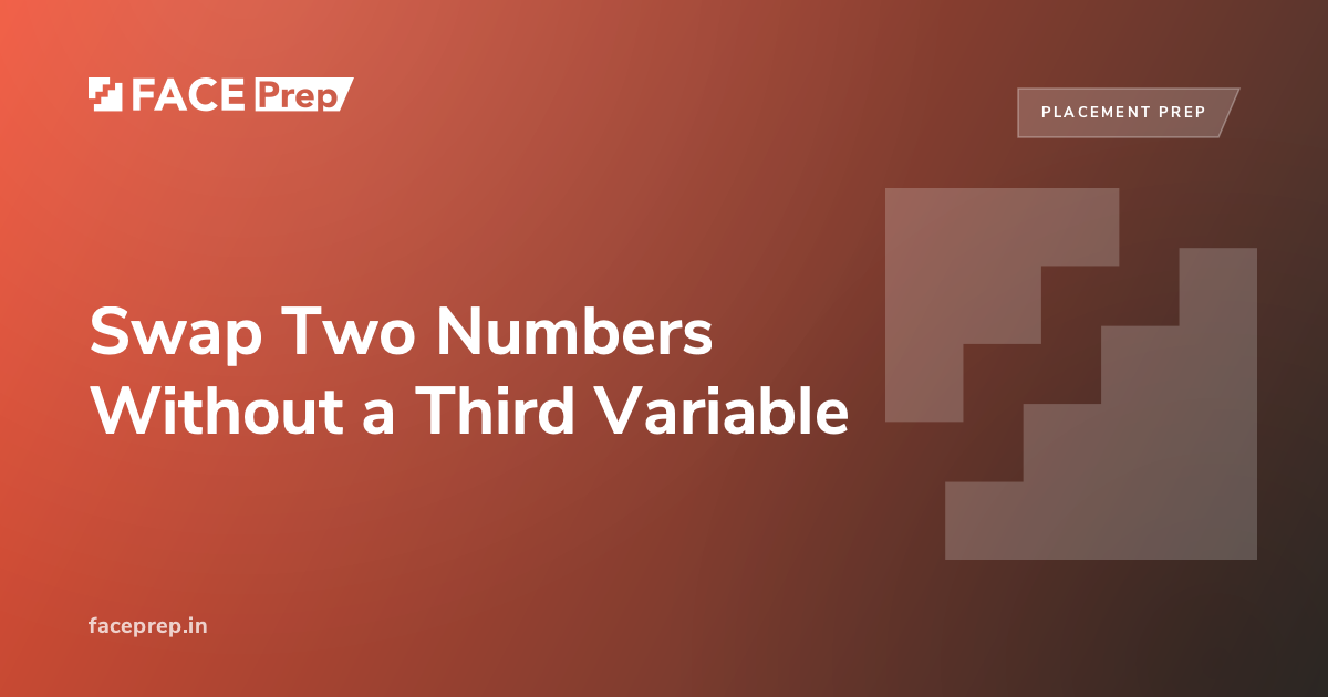 Swap Two Numbers Without a Third Variable