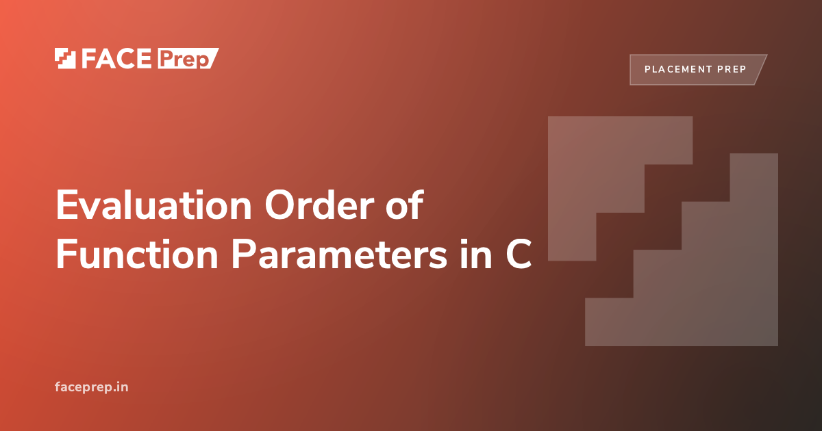 Evaluation Order of Function Parameters in C