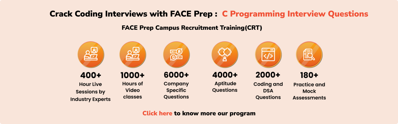 Top 31 C Programming Interview Questions and Programs