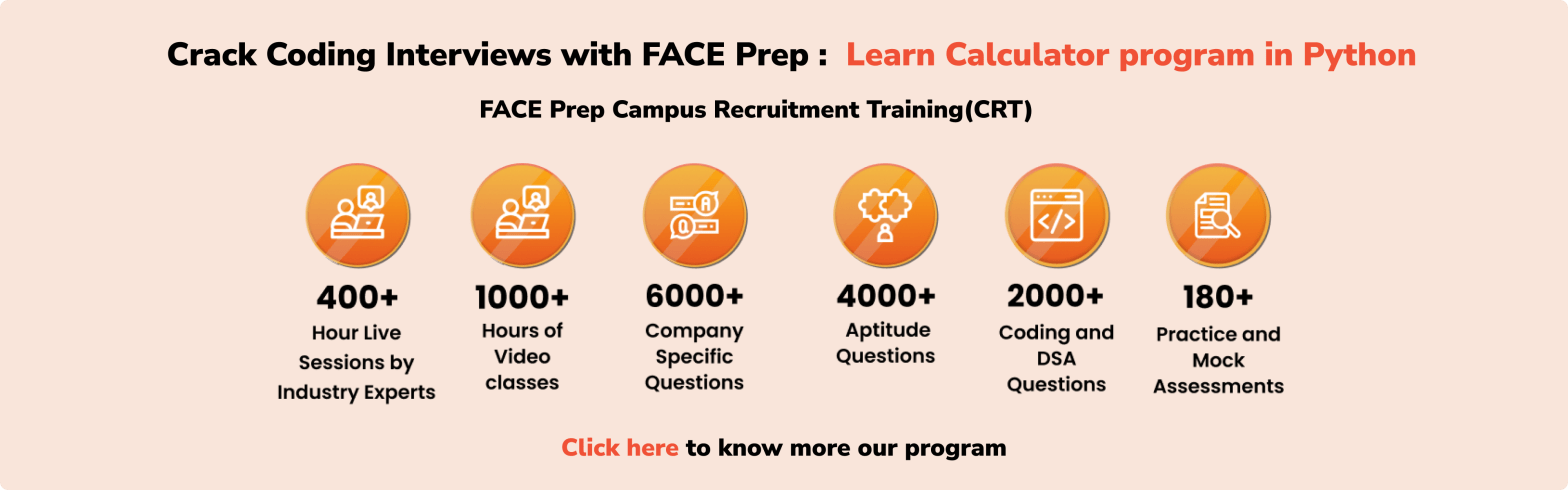 Calculator Program in Python: Build a Simple Calculator
