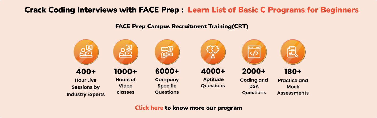Must-Solve C Programming Questions: Complete List for Beginners